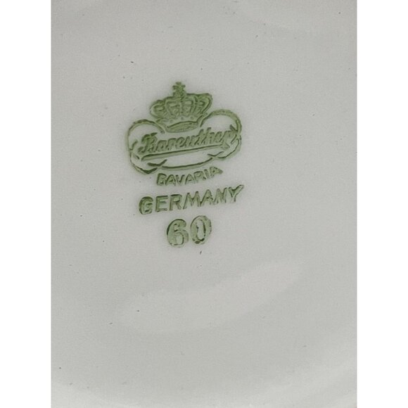 Vintage Bavarian Porcelain Teapot With Floral Design & Gold Accents - Picture 5 of 11